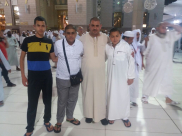 بالصور: معتمرو مدينة يافا يصلون المدينة المنورة بسلام 